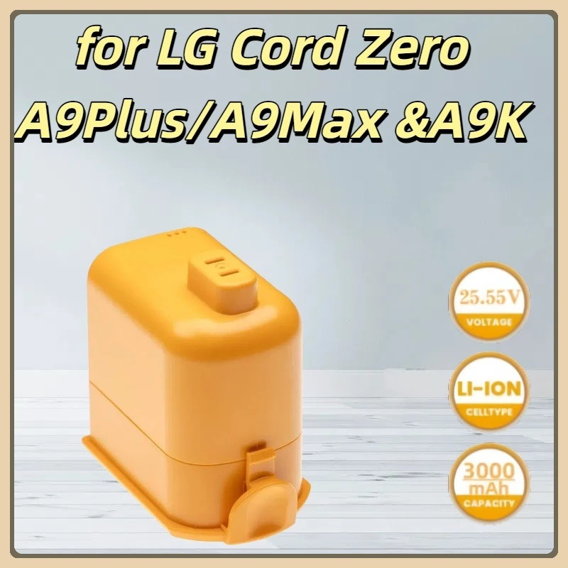 

Long LastingHigh Capacity Battery EAC63382208 EAC63758601 for LG Cord Zero A9 Series & A9M/A9MASTER2X, Stable Performance