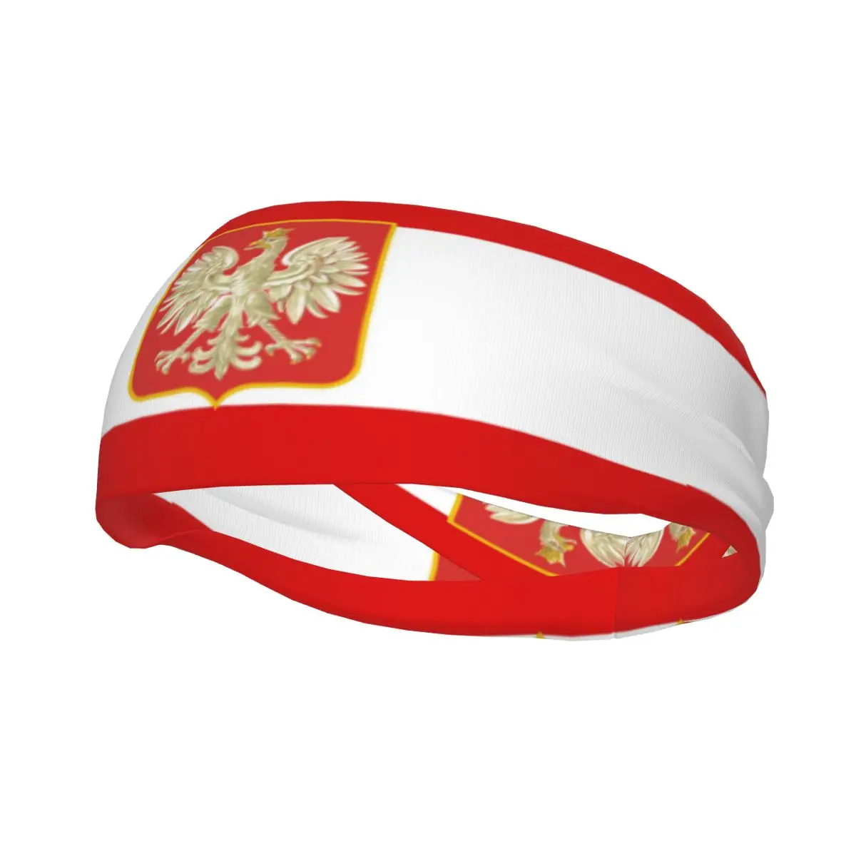 

Poland Flag Elastic Hair Band Yoga Headband Makeup Hair Hoop Headwrap