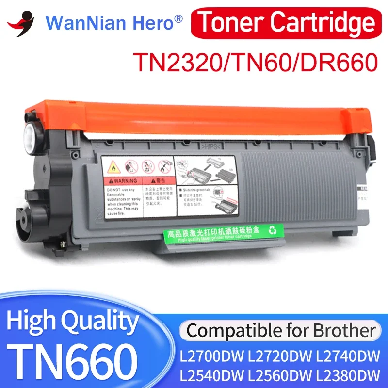 Compatible Toner Cartridge for Brother TN2325 TN2312 HL-2260 2260d 2560dn DCP-7080 7080d 7180dn MFC-7380 7480d 7880dn Printer