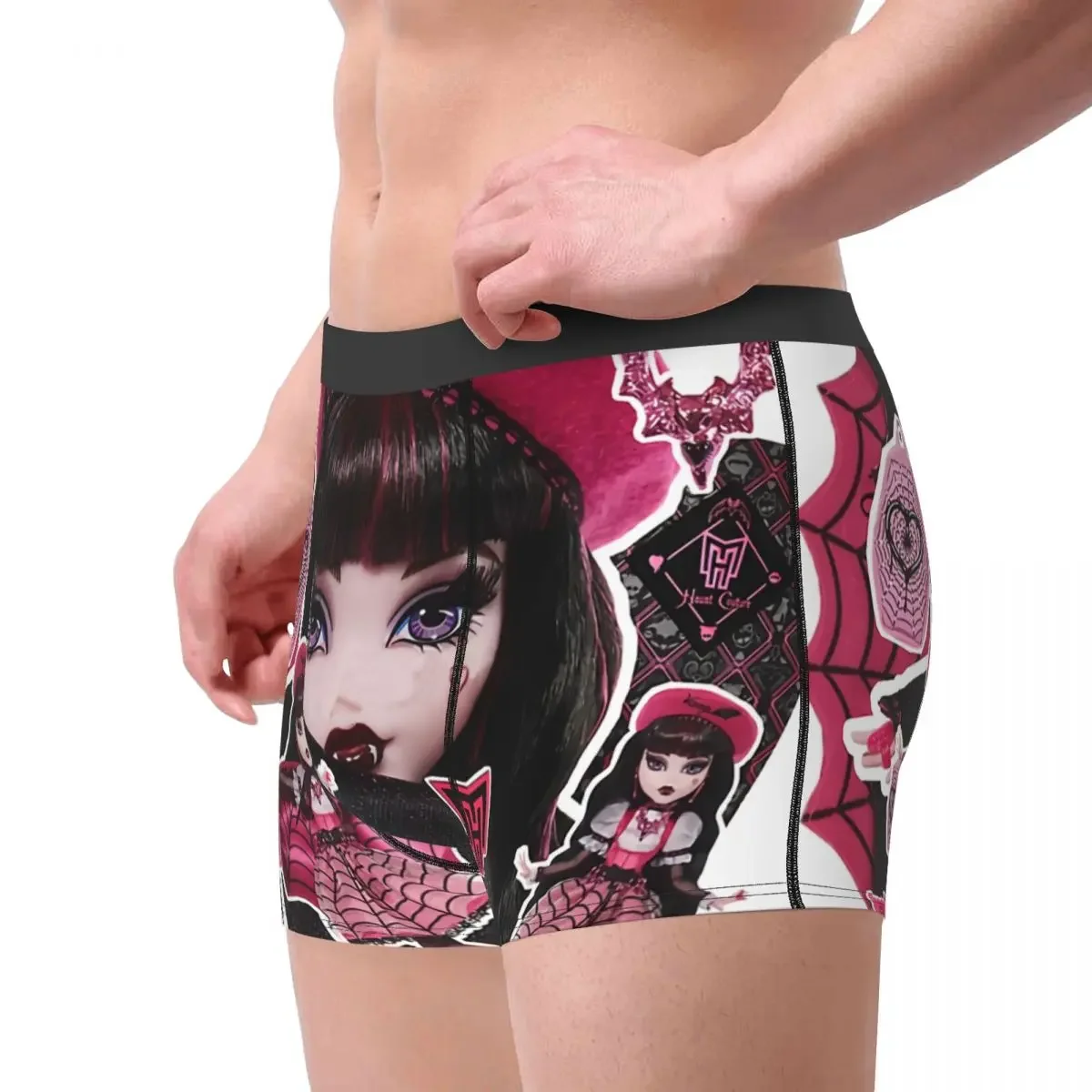 Draculaura Haunt Couture  High Doll Underpants Homme Panties Man Underwear Print Shorts Boxer Briefs