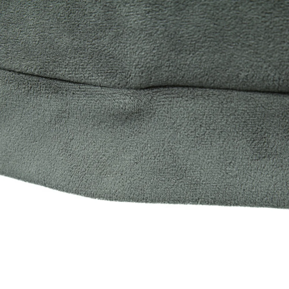 AIOPESON Herren Pullover Sweatshirt mit Stehkragen, Einfarbig, Einzeltasche, Herbst Winter Casual Warm Locker Geschnitten Langarm Oberbekleidung – Detail 13