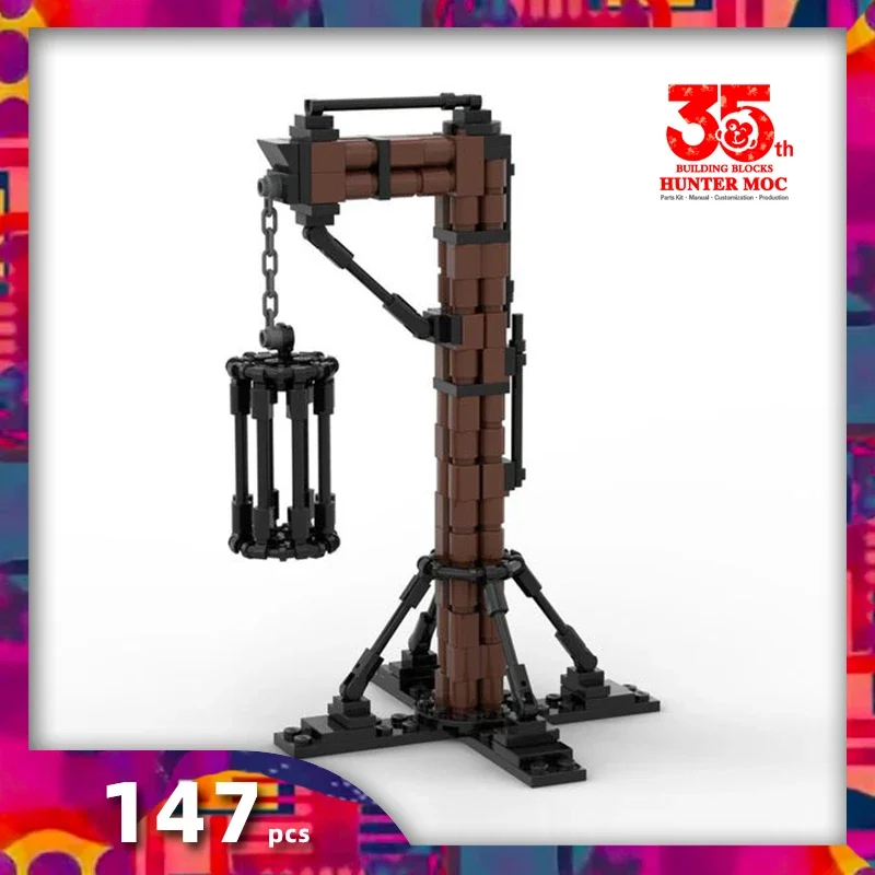 

Gibbet building blocks scene medieval castle block military blocks prison blocks