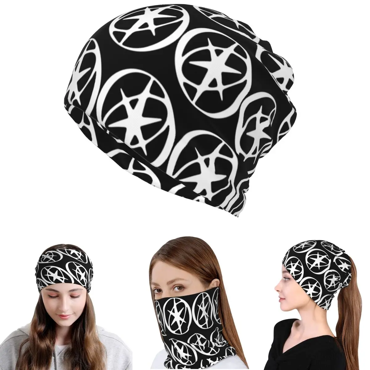 

Everything's Gnarly Katseye Logo Bandana Neck Cover Face Scarf Multi-use Cycling Scarf Beanies Hat Unisex Adult Washable