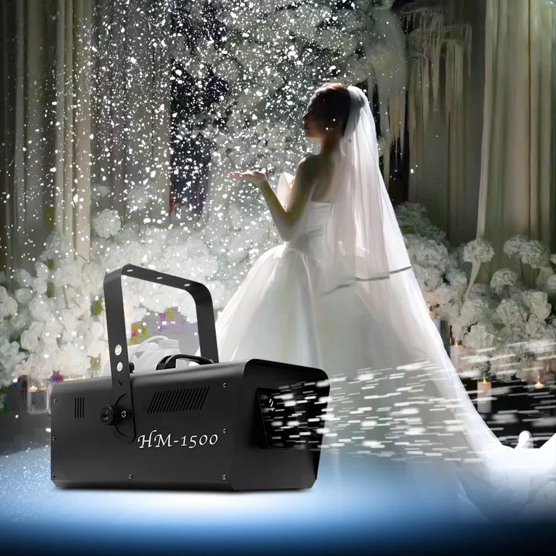 

Snowmaker 1500w Snowflake machine Stage effect Snow making machine snow For wedding vocal concert