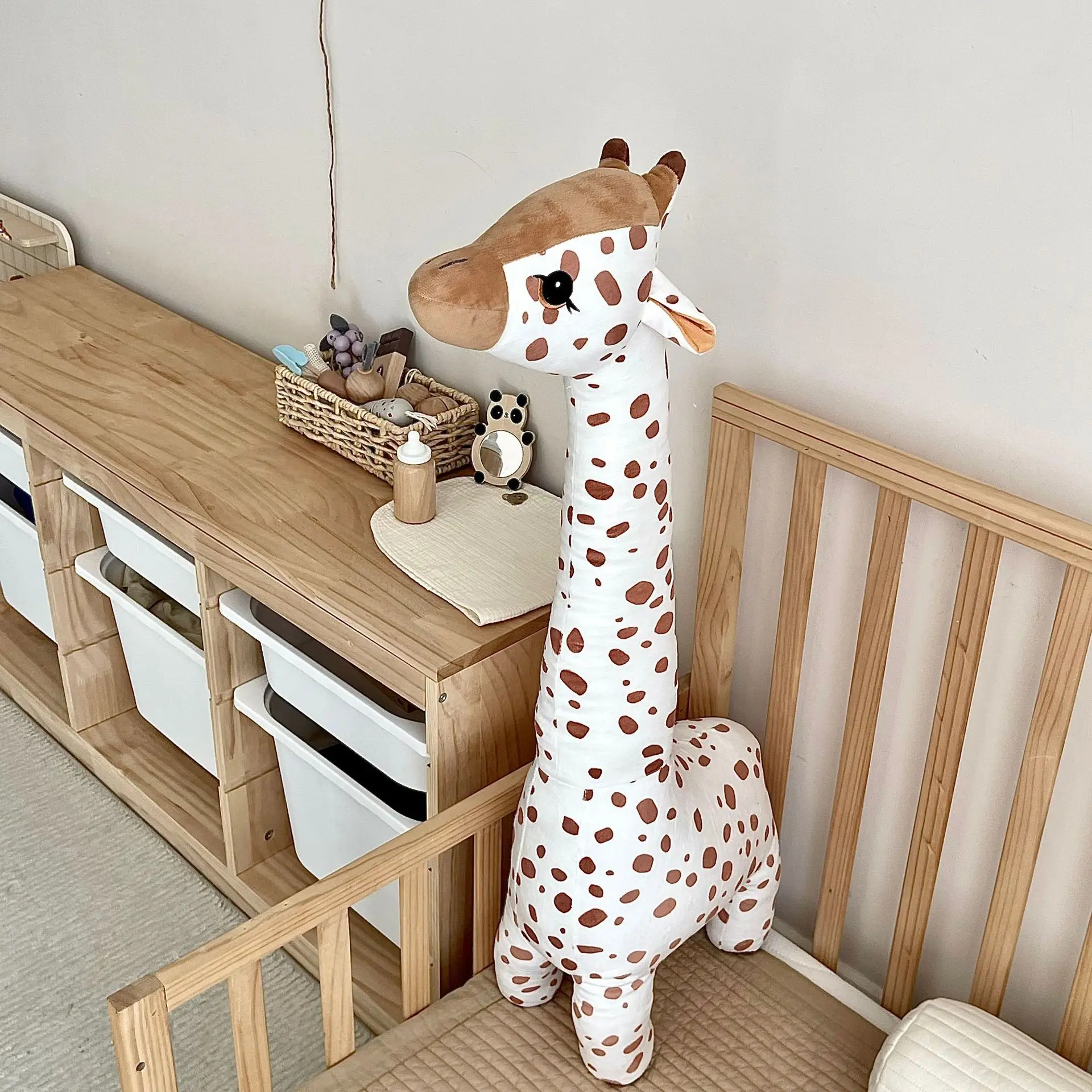 40cm Simulation Giraffe Plush Toys Soft Stuffed Animal Doll Pillow Toy For Boys Girls Room Bed Decoration Birthday Gift