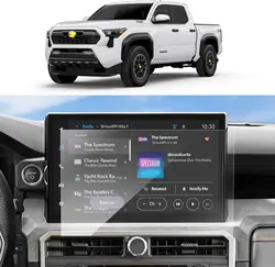 2PCS PET protector For Toyota Tacoma 2024 Car 14 INCH GPS  Protective film LCD Screen Anti-scratch film