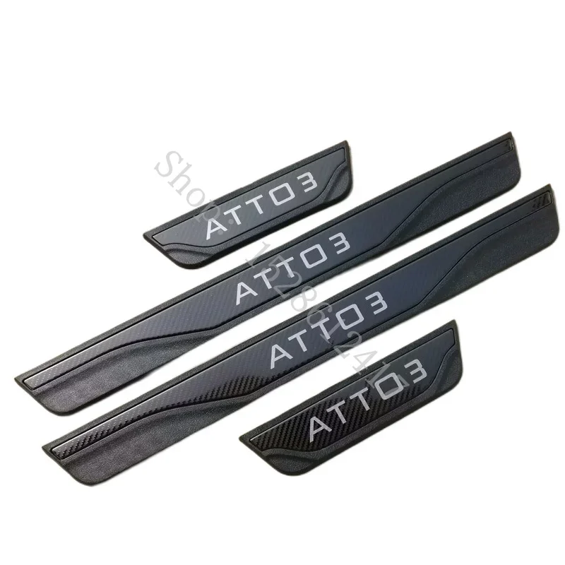 

For BYD ATTO 3 Plus Plastic Car Accessories Styling Original factory Auto Door Sill Pedal Welcome Scuff Plate Cover