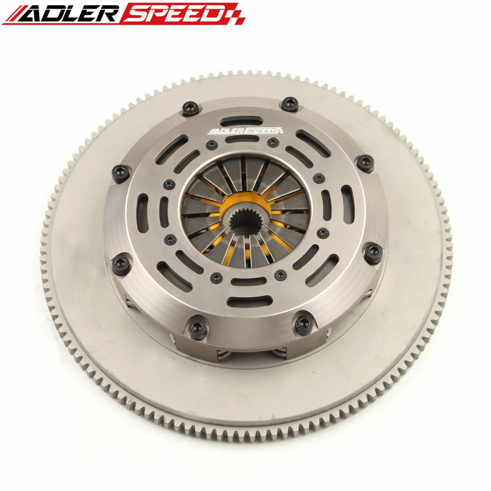 ADLERSPEED  Race & Street Clutch Twin Disc Kit For 1989-1996 NISSAN 300ZX 3.0L Z32 5 Speed