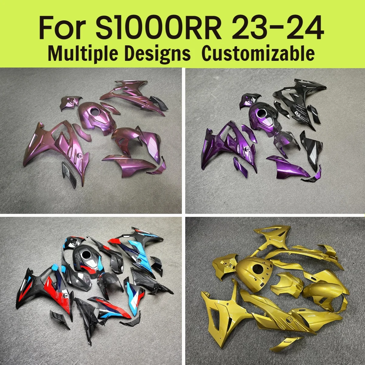 

For BMW S 1000RR 2023 2024 Fairing Kit Motorcycle S1000RR 23 24 Injection Aftermarket Bodywork Set Fairings