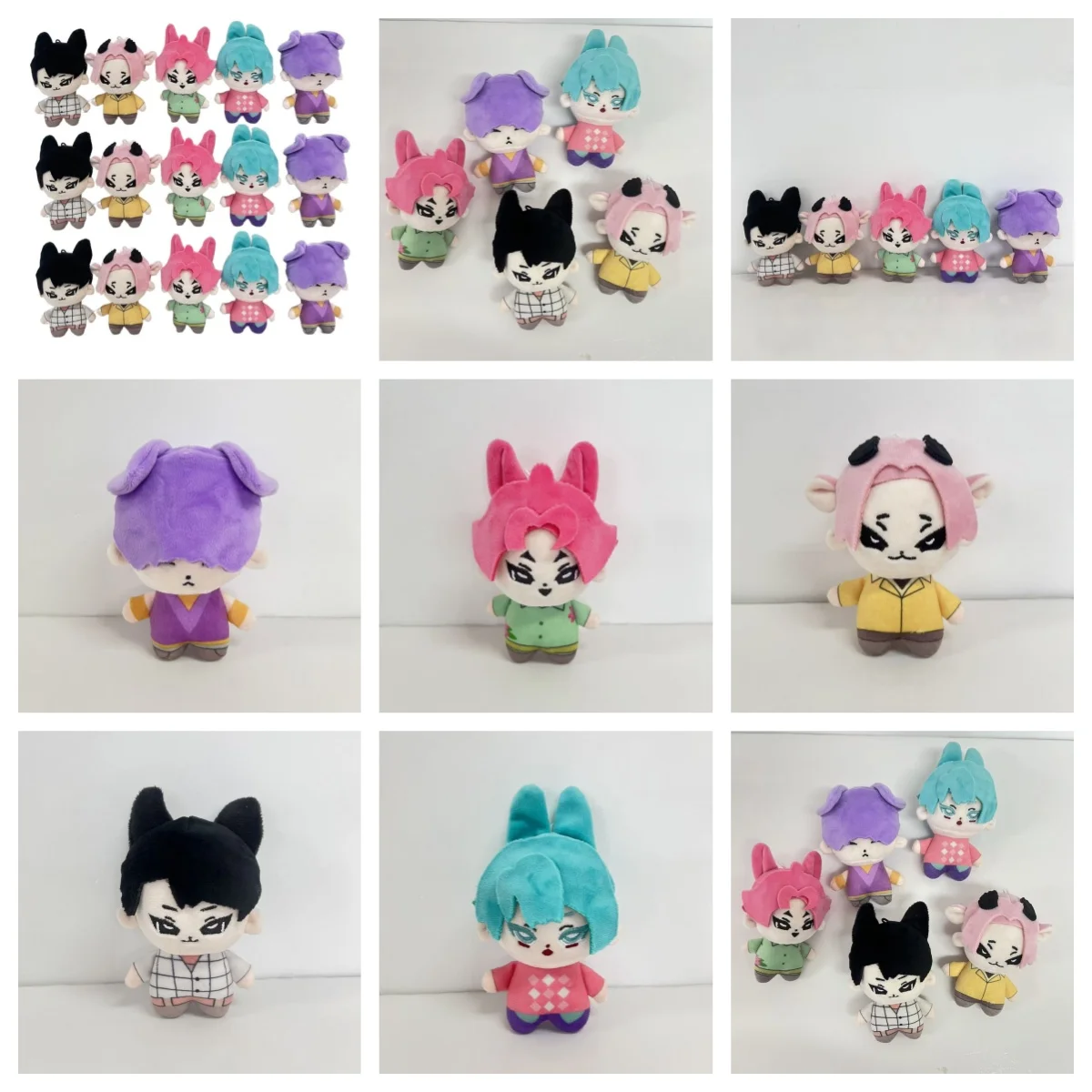 

Kpop Demon Hunters Zoey Плюшевые куклы Подвеска Мягкая мягкая кукла Руми Мира Брелок Saja Boys Plusie Toys Fan XMAS Gift Decoration