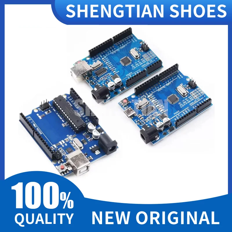 UNO R3 Development Board ATMEGA328P CH340 / ATEGA16U2 Compatible For Arduino with Cable R3/R4 UNO Proto Shield Expansion Board