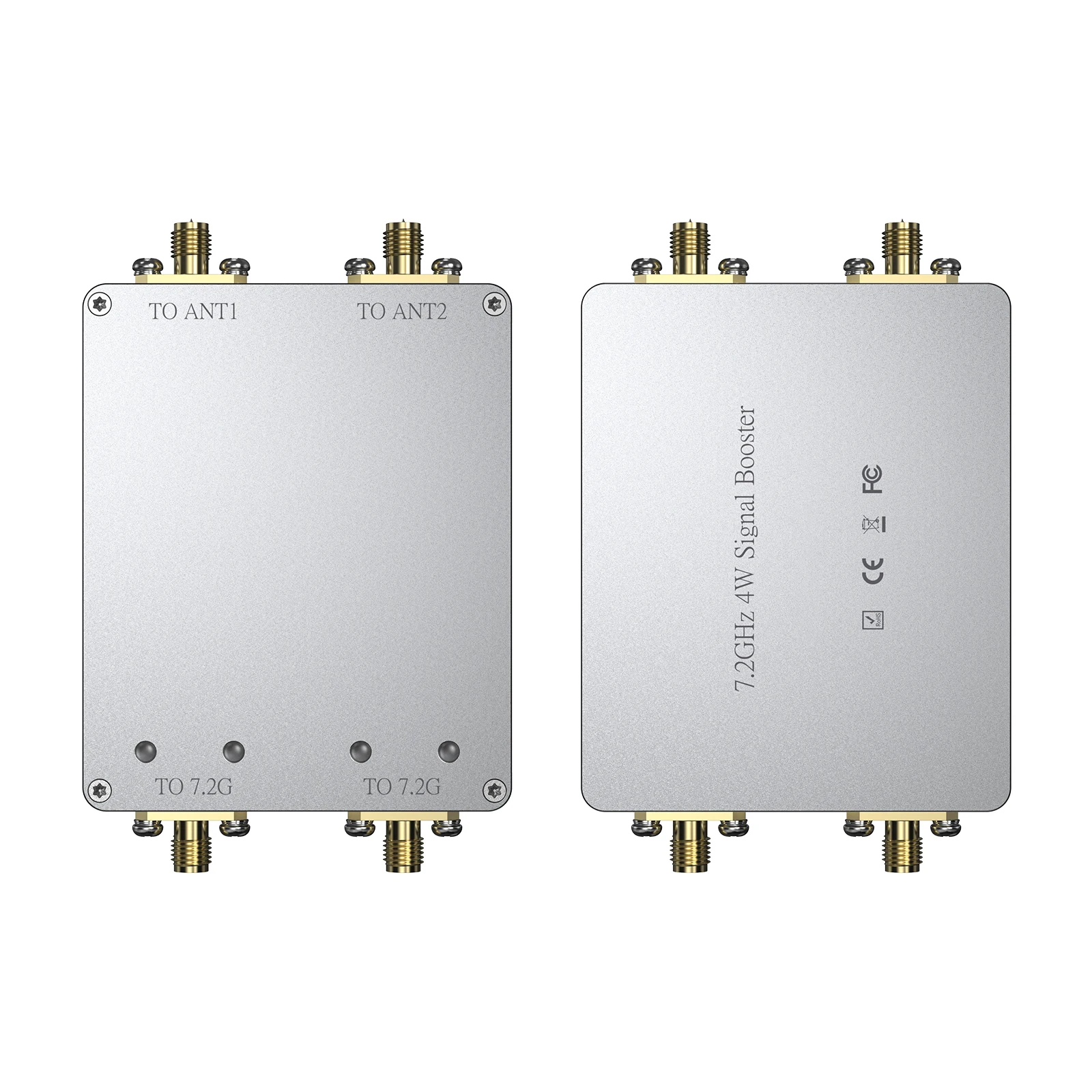 AB088 7.2GHz Dual Channel RF Extender 4W 36dBm 6000-7200MHz High Gain Signal Amplifier