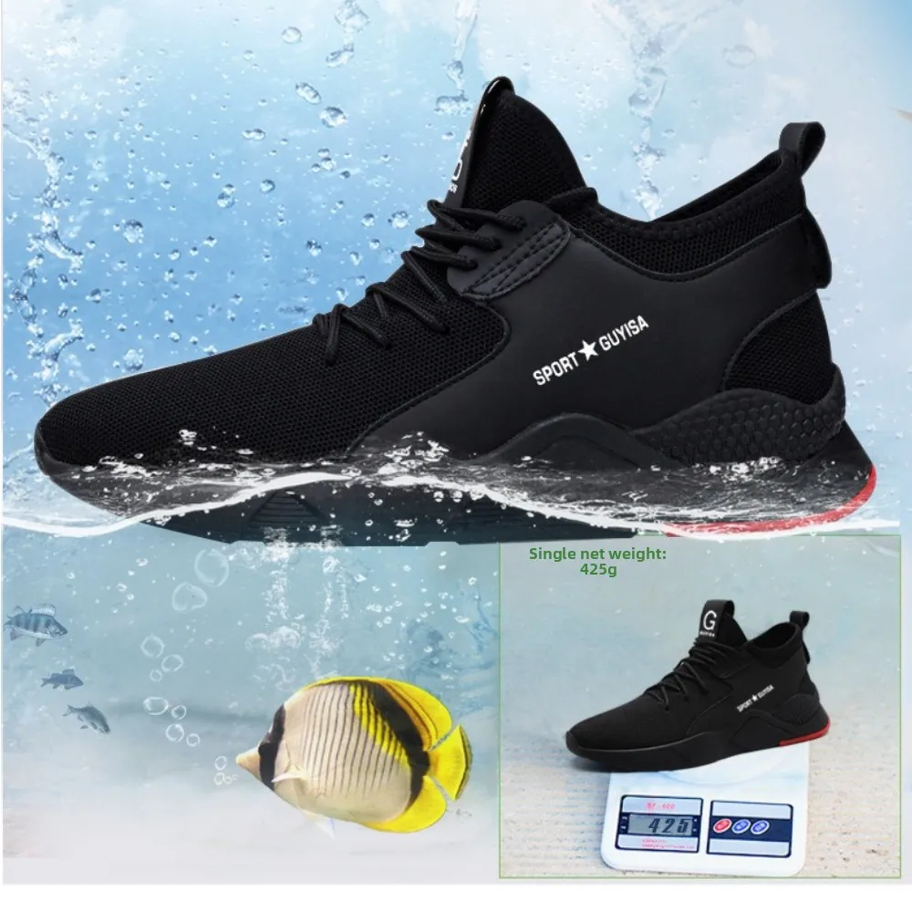 

Popular Safety Shoes Men's and Women's Anti-piercing Steel Head Anti-smashing Comfortable Breathable Work Shoes