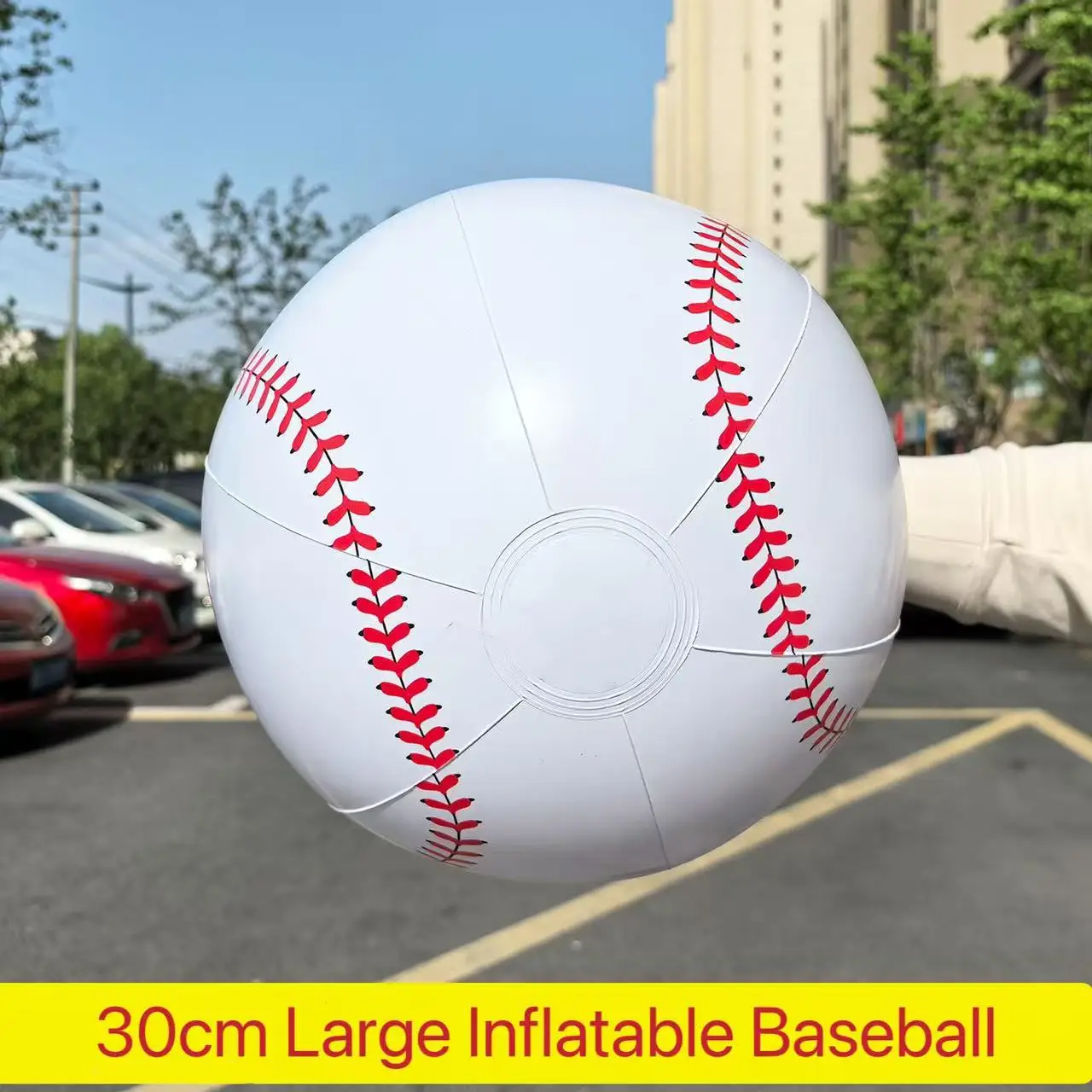 

New Large 30cm Inflatable Baseball for Hawaii Beach Party Decorations Summer Vacation Beach Toys Travel Wedding Family Gifts