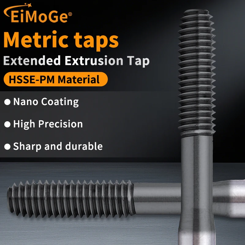 

EIMOGE 1PCS JIS Standard HSSE-PM With JP Coating Roll Tap M1M2M3 M4 M5 M6 M8 M10 M12 X80L X100L Machine Screw Thread Tap