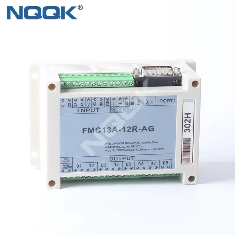 FMC13A-12R-AG 302H DC24V AC220V Microcomputer PLC for PET Blow Molding Machine ​Input 4 points, output 8 points (relay)