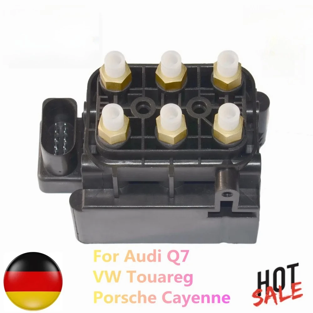 

Для Audi Q7 Porsche Cayenne VW Touareg блок электромагнитного клапана компрессора пневматической подвески 7L0 698 014 7L0698014 7P0698014 68087233AA