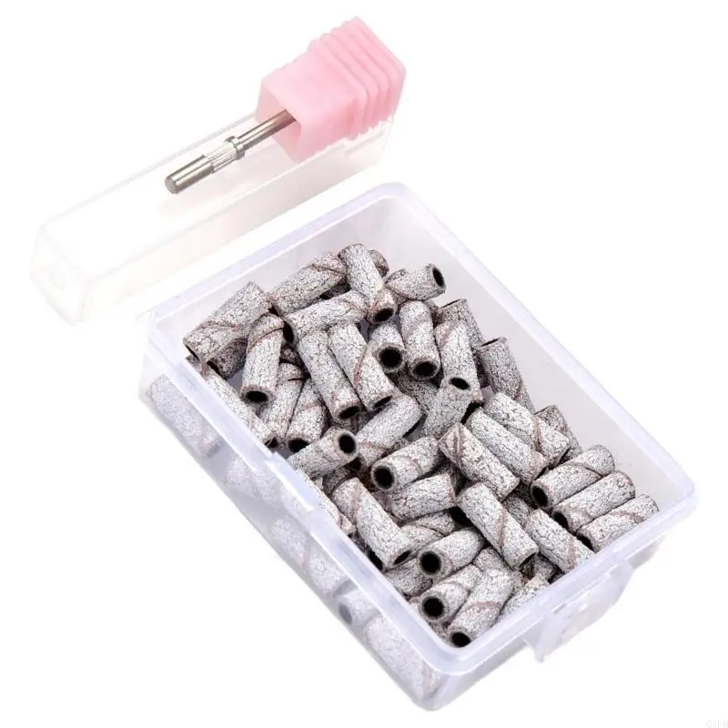 Q1FBスモールサンディングバンド80/120/150/180/240グリッツネイルドリルサンディングバンドのグリッツアクリルネイルズアクセサリー用サンディングバンド