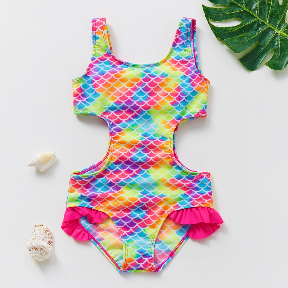 3~12Year Girls swimwear one piece Girls swimsuit Children swimwear Kids Girls Swimming outfit Beach wear