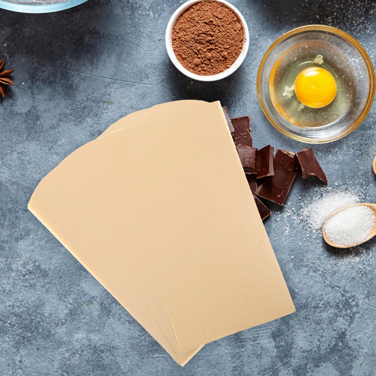 

300 Sheets Freezing Tray Paper Pad Air Fryer Parchment Liners Baking Cake Greaseproof Silicone Supply