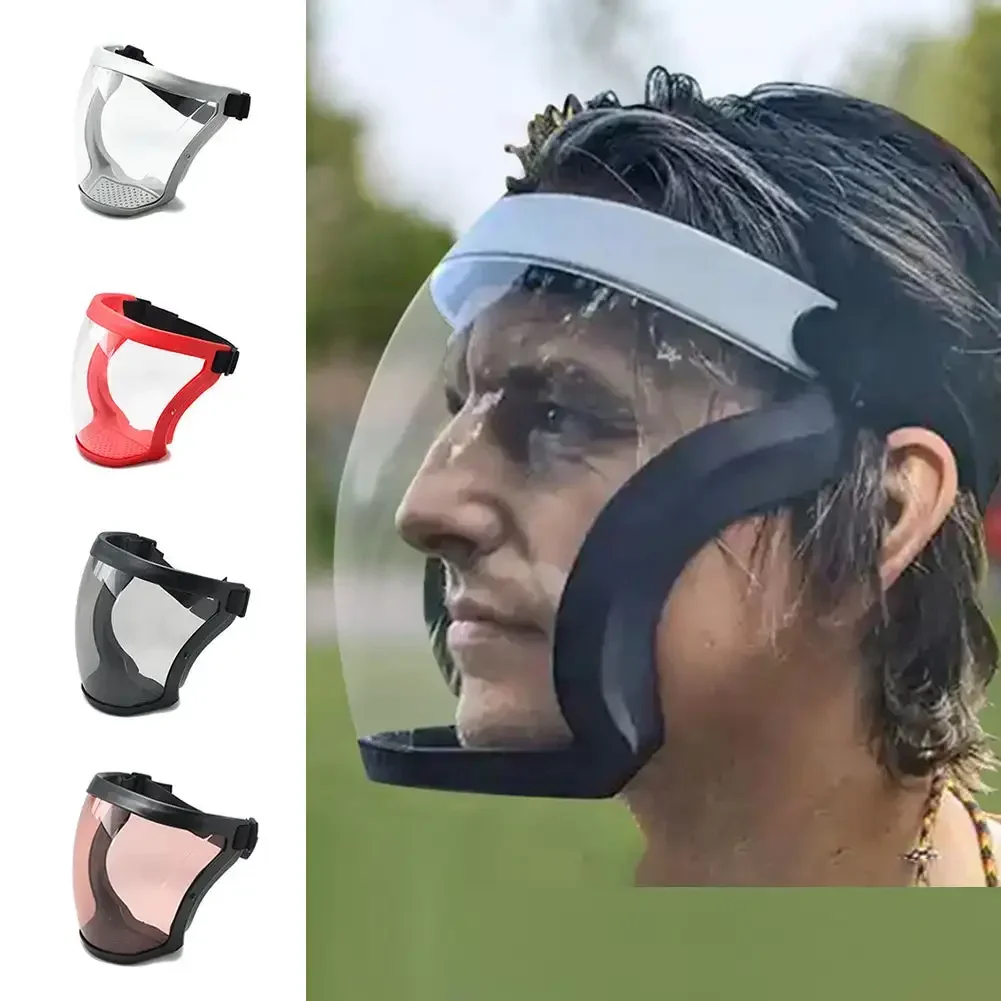 Work Protection Mask Transparent Full Faceshield Reusable Dustproof Anti-fog Mask Home Kitchen Tools Full Face Shield