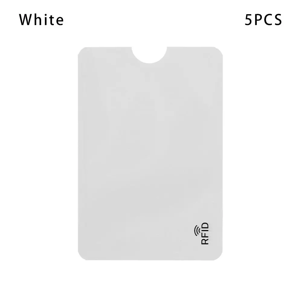 5PCS Reader Credit Cards Safety Protect Case Cover Aluminium Blocking Anti Thief Rfid Card Holder