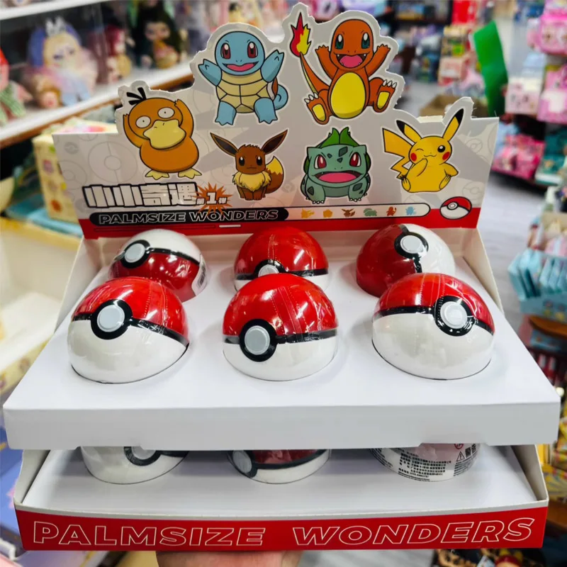 

Капсула Pokemon Gashapon Пикачу Бульбазавр Psyduck Little Adventure, мини-фигурка, слепая коробка, коллекция игрушек, украшения, подарки для детей
