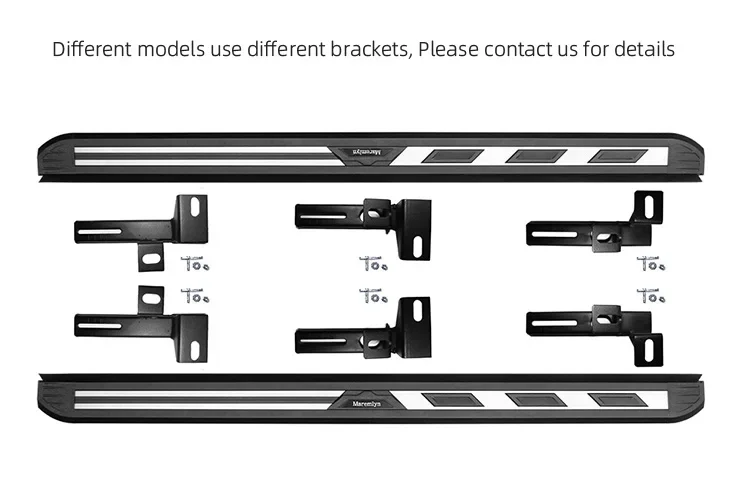 Maremlyn Universal SUV Exterior Accessories Aluminum Alloy Running Boards Run Car Board Walk Step Nerf Bar