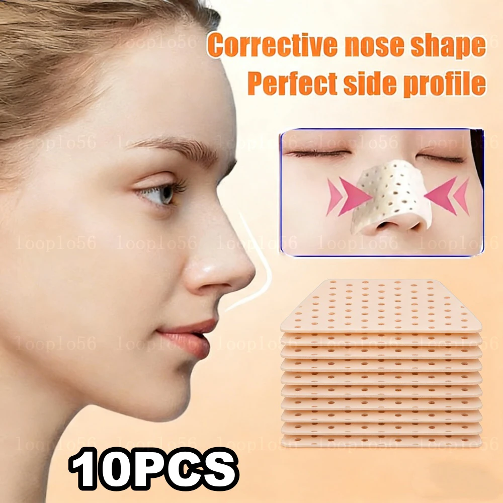 10PCS Low Temperature Thermoplastic Nasal Splint Rhinoplasty Immobilized Trapezoidal Nose Nasal Splint Nose Splint Ortho