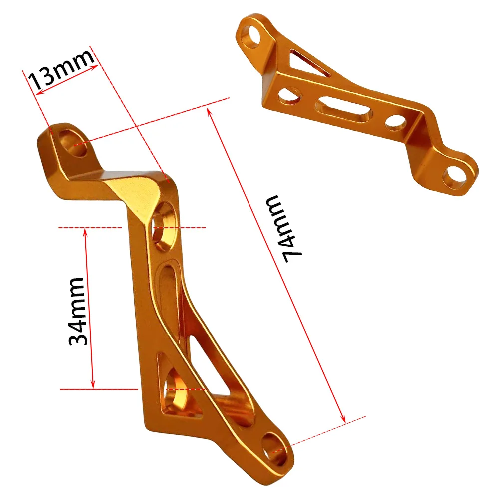 Post Mount to Flat Mount Brake Adapter Bicycle Disc Brake Adapter Bike Frame Fork PM to FM Caliper Mount 140mm 160mm 180mm Rotor