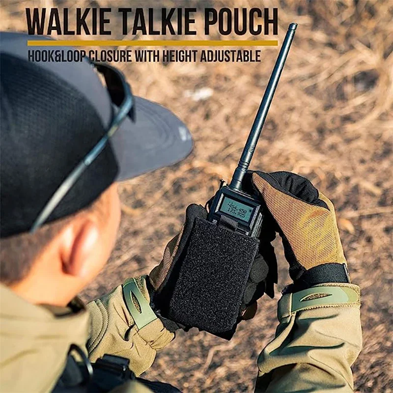ONETIGRIS Bolsa táctica MOLLE para radio Baofeng UV-5R - imagen 3