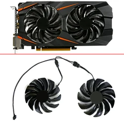 NEW 87MM 4PIN T129215SU PLD09210S12HH RX580 GPU FAN For GIGABYTE GTX1050 Ti RX480 470 RX570 GTX1060 G1 Graphics Card Cooler