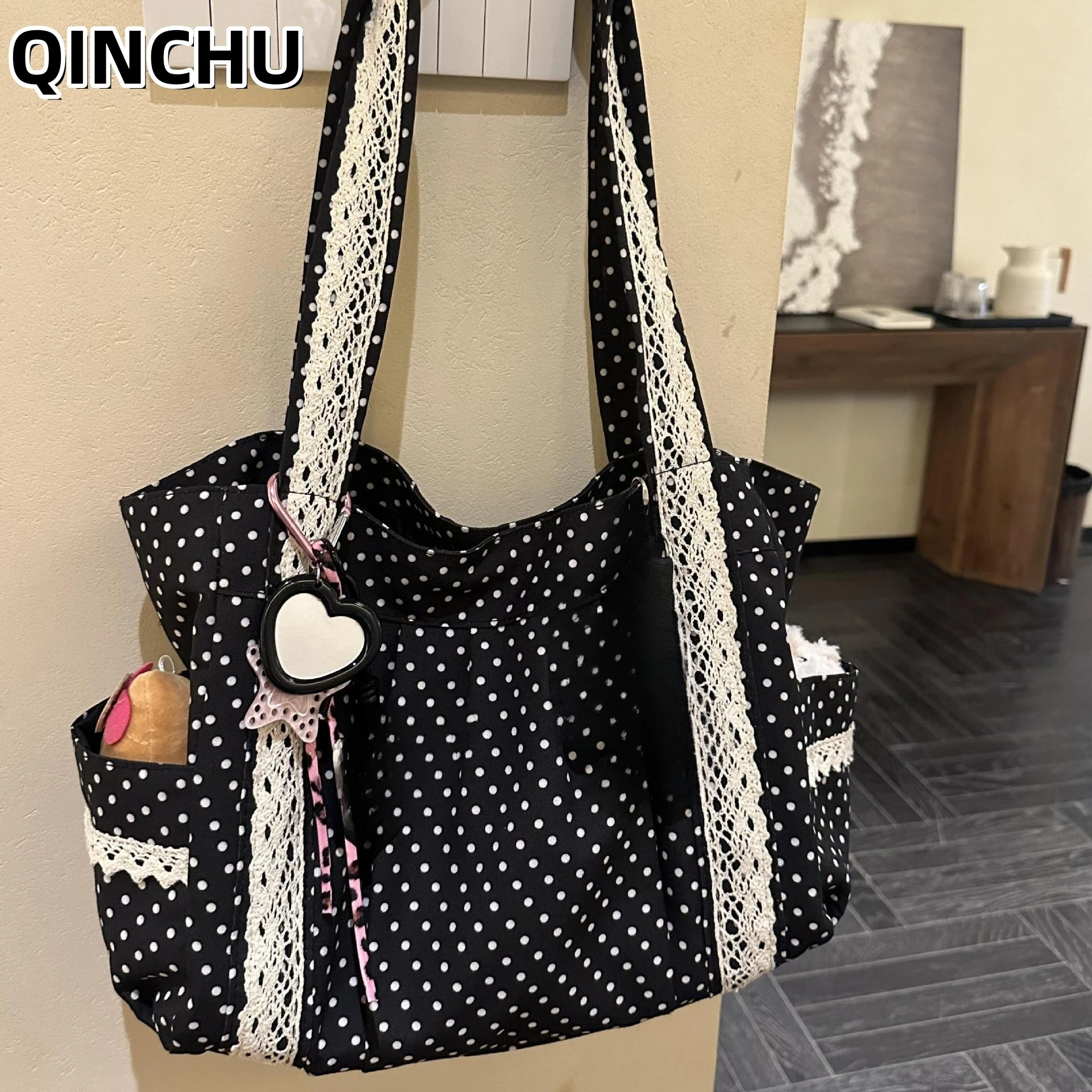 

QINCHU Shoulder Bags Rucksack Bags for Woman Large Capacity Tote Bags Handbag Women Canvas Bag Women's Bag 2026
