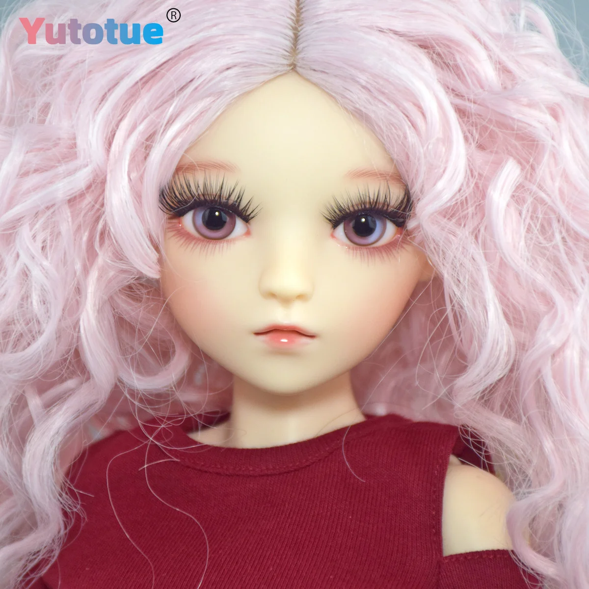 YUTOTUE 24 inch Height Fashion Doll 18 Joints Female Body with Removable Outfits Wigs
