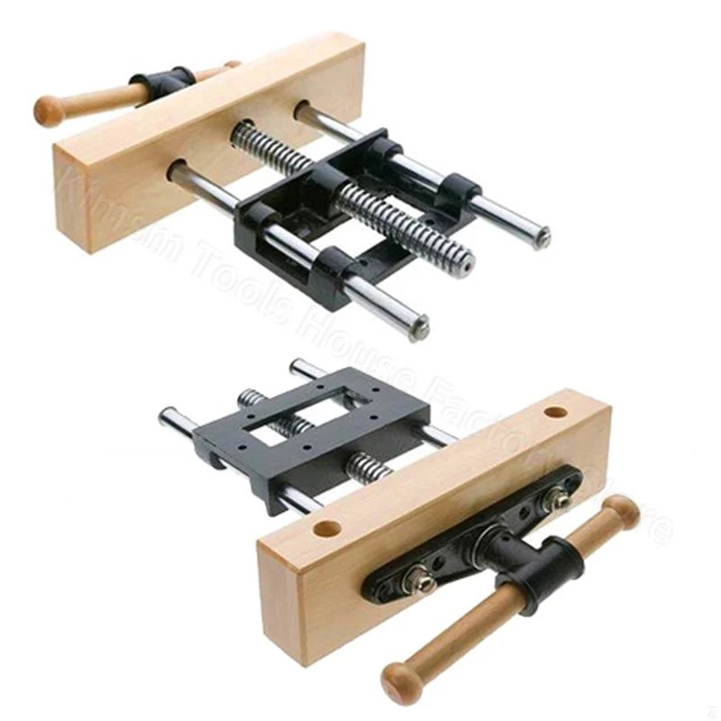 Woodworking Clamp Workbench Fixture 7/10.5 Inch Heavy Duty Table Clamping Tool Carbon Steel Fast Remove Woodworking Vise