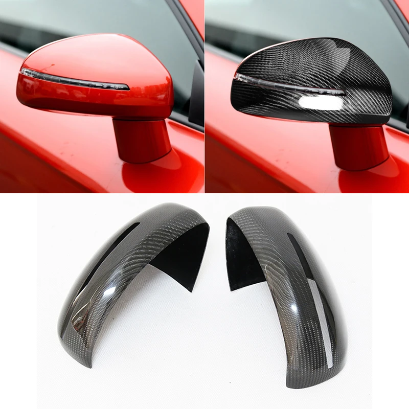 Car Rearview Mirror Covers Caps for BMW 3 Series G20 5 Series G30 2019 2020 Side Mirror Covers Caps Shell Carbon Fiber