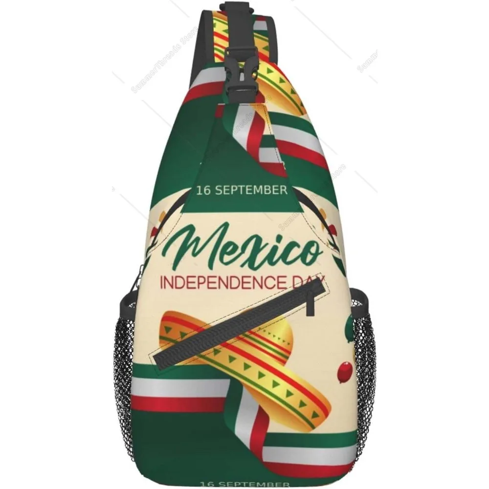 

Мексика Hispanic Мексика День независимости сумка через плечо походная дорожная нагрудная сумка рюкзак рюкзак для женщин и мужчин