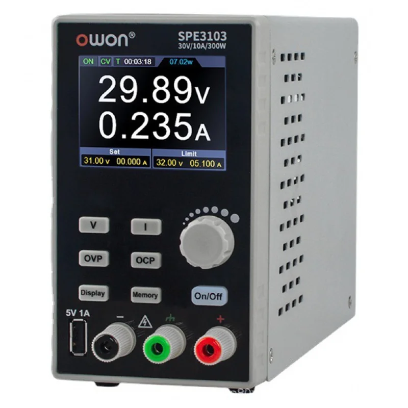 1-channel linear DC power supply SPE series adjustable laboratory 2.8 inch LCD power supply voltage regulator DC 6-10A