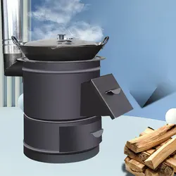 40cm Firewood Stove Household Smokeless Firewood Stove Mobile Large Pot Outdoor Cooktop cocina de gas portatil