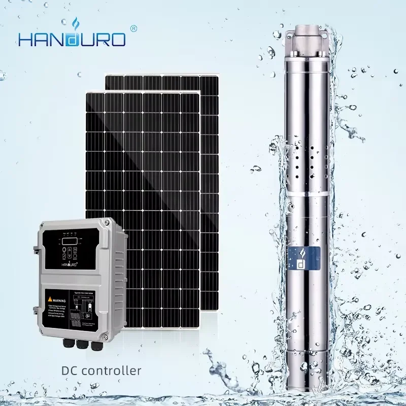

48V 500W 1.7m³/h 100m DC 2inch Submersible Solar Water Screw Pump for Solar Systems