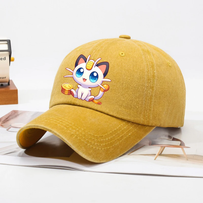Kinderen Baseball Cap Mannen Vrouwen Anime Figuren Pokemon Zonnehoed Nieuwe Volwassen Outdoor Sport Sunbonnet Retro Hoofddeksels Gift Hot Sales