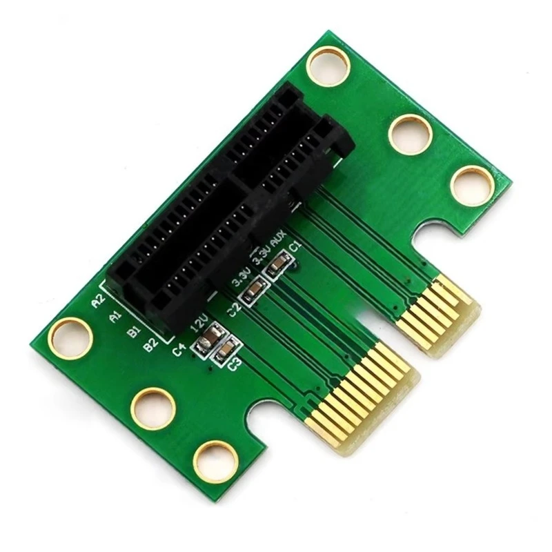k05 A72Z PCIe 1x Riser Card 90 Degree PCI Express X1 Expansion Board Converter for 1U Server Desktop