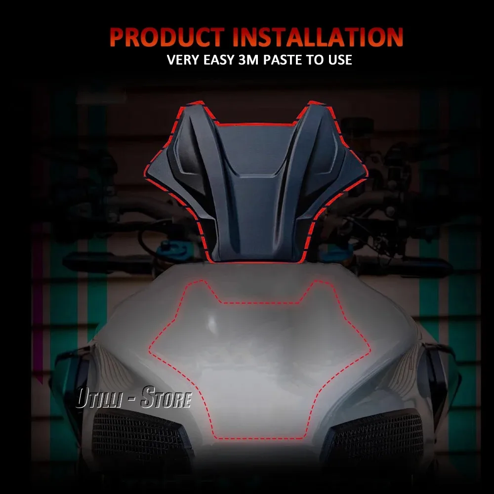 Motorcycle Accessories Black Fuel Tank Pad Sticker Protection For Honda CB650R CB650 R CB 650R CBR650R CBR650 R CBR 650 R image 6