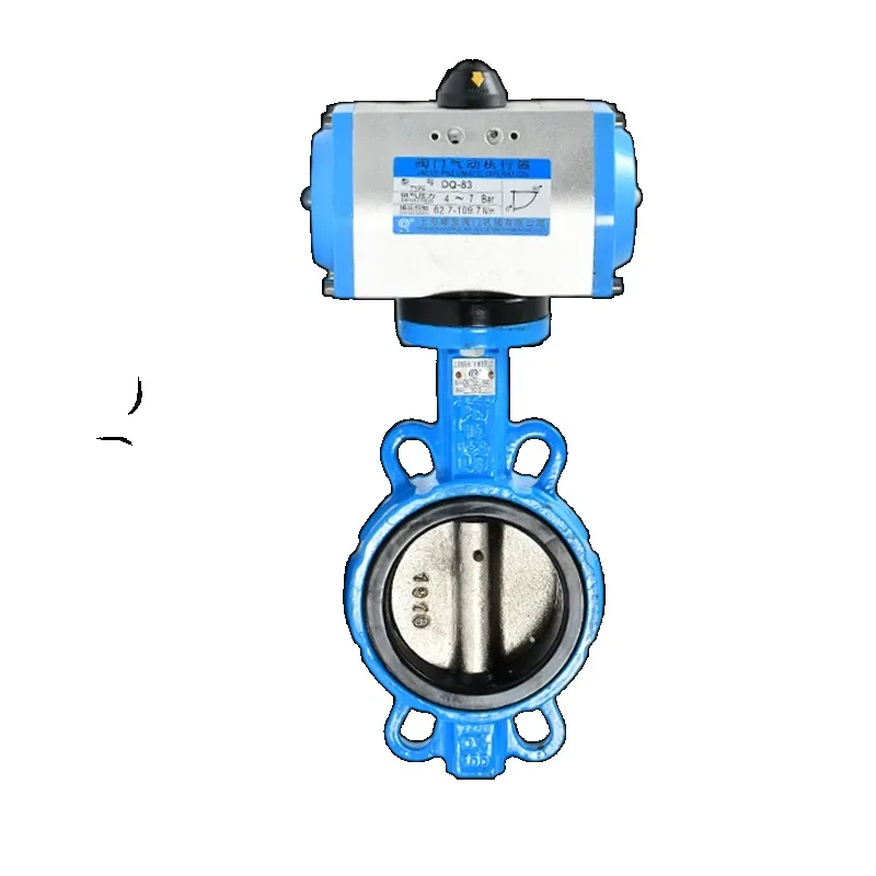 

Pneumatic Butterfly Valve Manufacturers High Performance Disc Explosion Proof Pneumatic Butterfly Valves