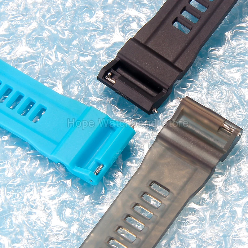 Гибкий, устойчивый к усталости, устойчивый к истиранию, не оставляющий следов смолы, ремешок для часов Casio GA-2200, 24 мм, прямой интерфейс, пластиковый корпус, пряжка