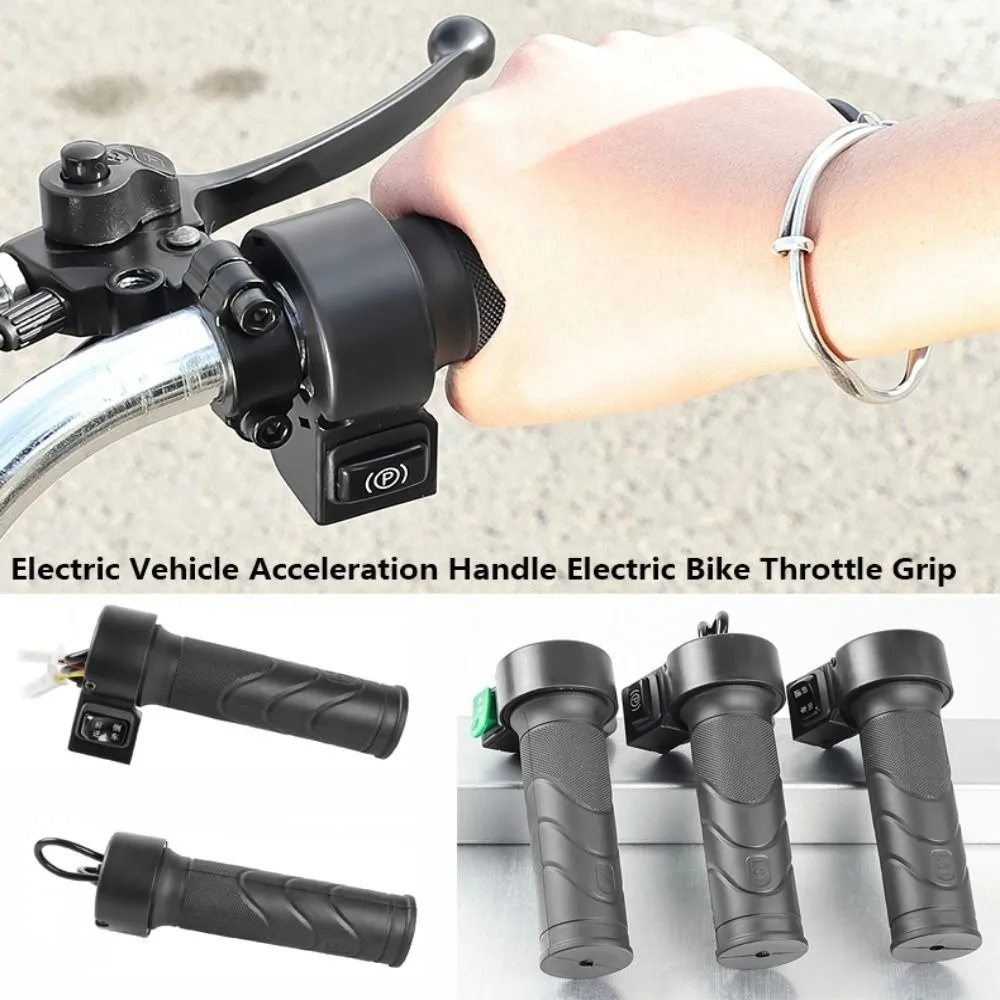 Universal Electric Vehicle Acceleration Handle Sensitive Black Tricycle Speed Regulator Handle Control