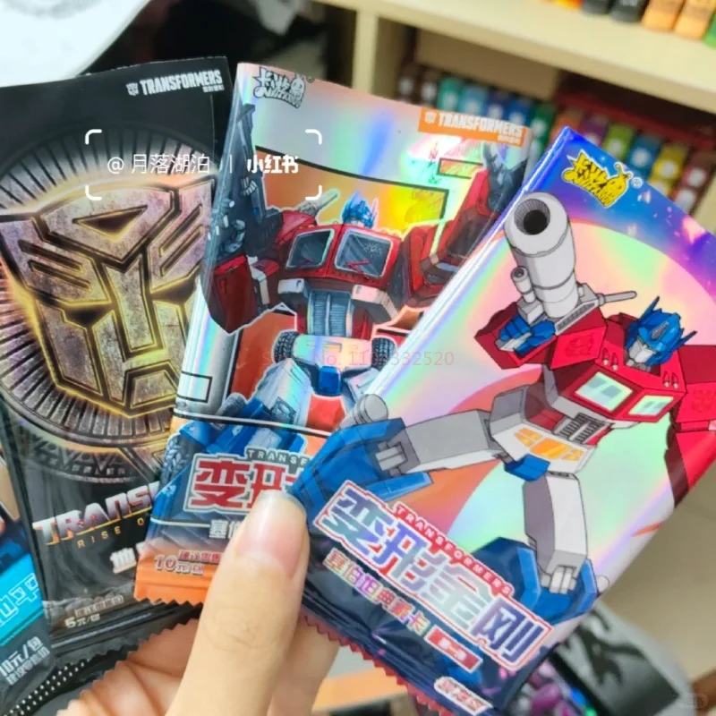 KAYOU Genuine Transformers Cards Leader Version Series V3 V2 Cards Official Optimus Prime Anime Peripheral Card Toy Gifts