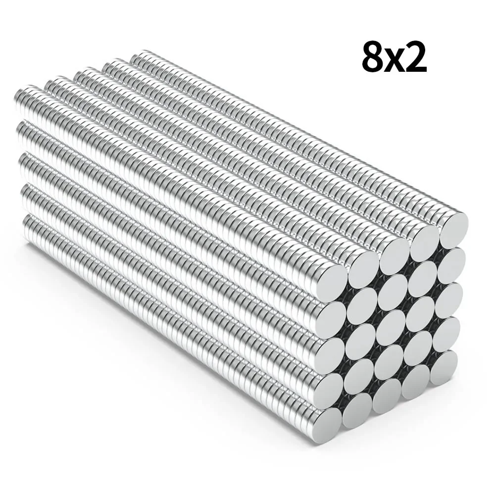 

8x2mm iman Refrigerator Magnets for DIY Office Whiteboard Fridge