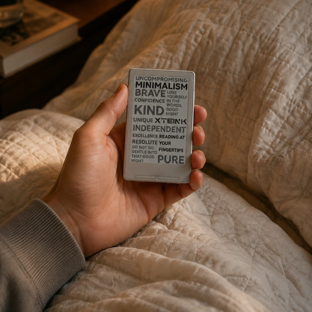XTEINK X3 Portable Global Version Lightweight Mini E-Ink Ereader 3.7 Inch 259 PPI 58g 4.9mm Ultra Thin Long Battery Life Ereader