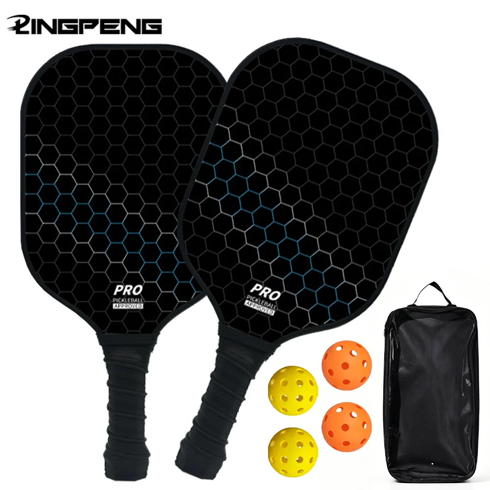 Pickleball Paddles Set Lightweight Racquets Set Indoor and Outdoor Exercise For All Ages Sports Beach Tennis Racket Cricket Ball